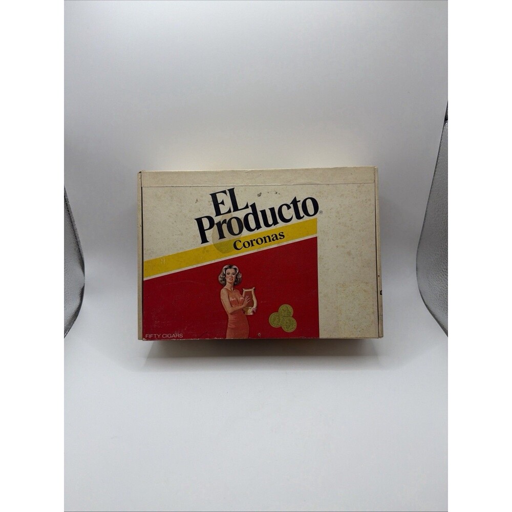 Vintage El Producto Escepcionales Empty 50 CT Cigar Box